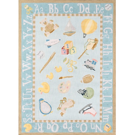 Classic Toys 5' X 7' Rug - Baby Blue