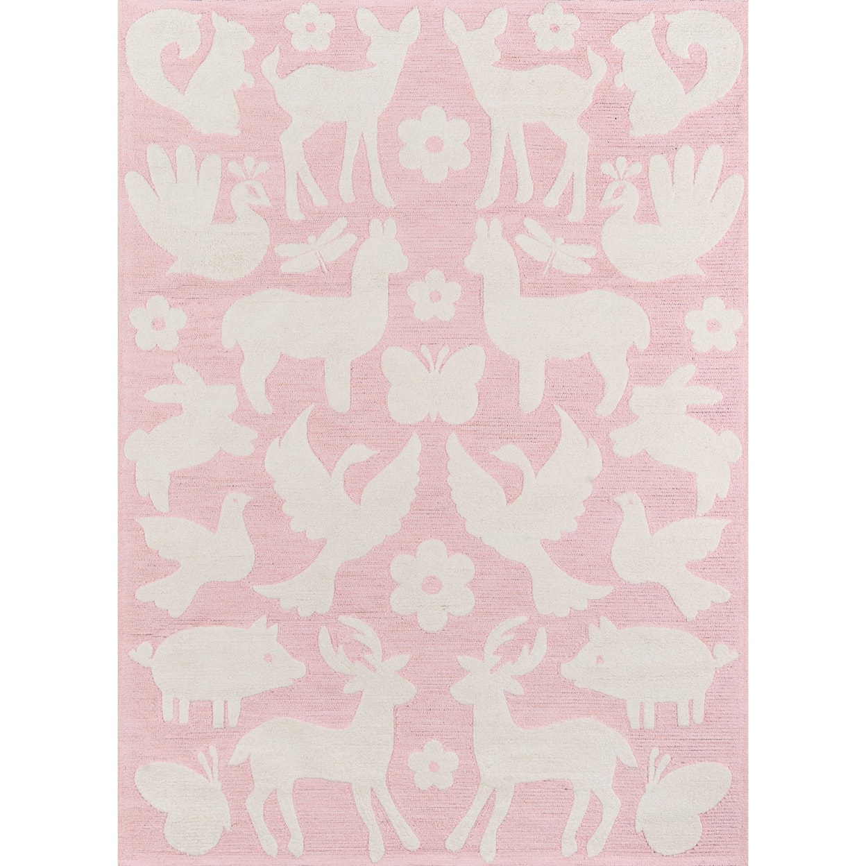 Momeni Lil Mo Classic  8' X 10' Rug - Pink