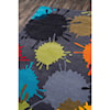 Momeni Lil Mo Hipster Paint Ball 4' X 6' Rug - Grey