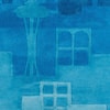 Momeni Lil Mo Hipster Urban Landscape 8' X 10' Rug - Blue