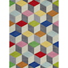 Momeni Lil Mo Hipster Multi-Colored Lil Mo Hipster 4' x 6' Rug