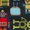 Momeni Lil Mo Whimsey Robots 2' X 3' Rug - Steel Blue