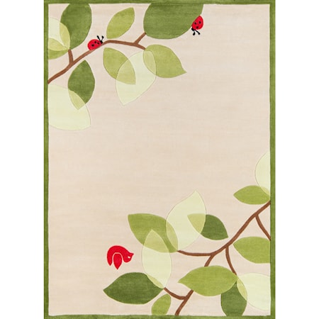 Modern Birdie 3' X 5' Rug - Ivory