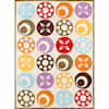 Momeni Lil Mo Whimsey Candy Dots 4' X 6' Rug - Ivory