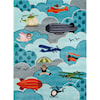 Momeni Lil Mo Whimsey Aviator 5' X 7' Rug - Sky