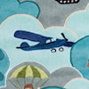 Momeni Lil Mo Whimsey Aviator 5' X 7' Rug - Sky