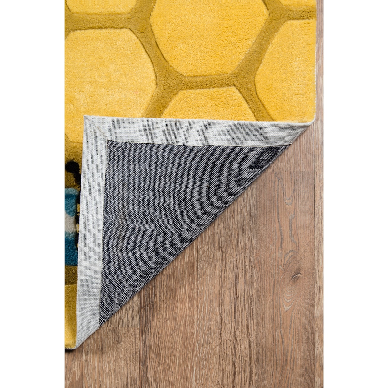 Momeni Lil Mo Whimsey Honeycomb Gold 2' X 3' Rug - Honeycomb Gold