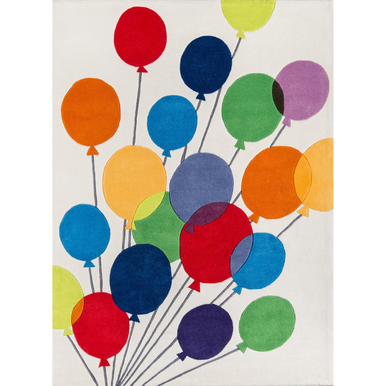 Momeni Lil Mo Whimsey Balloons 2' X 3' Rug - Multi Balloons