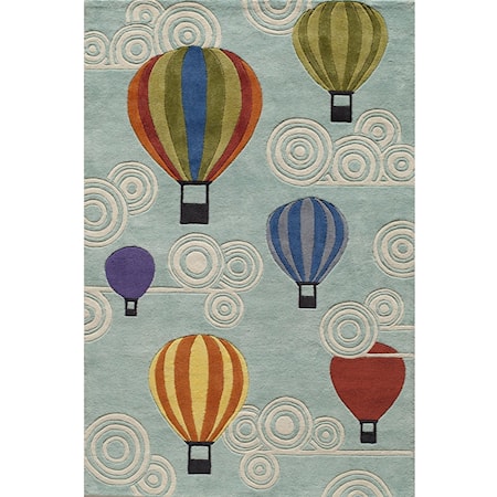 Hot Air Balloon 4' x 6' Rug