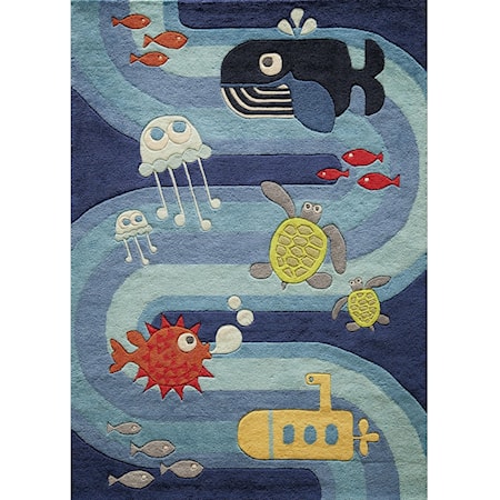 Ocean Life 4' x 6' Rug