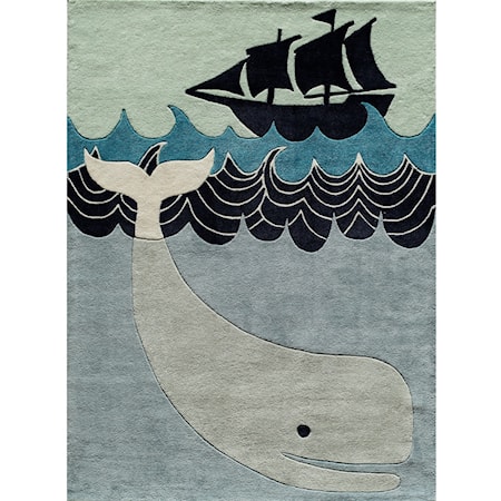 Whale 4' x 6' Rug