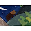Momeni Lil Mo Whimsey Camping 5' X 5' Round Rug - Blue