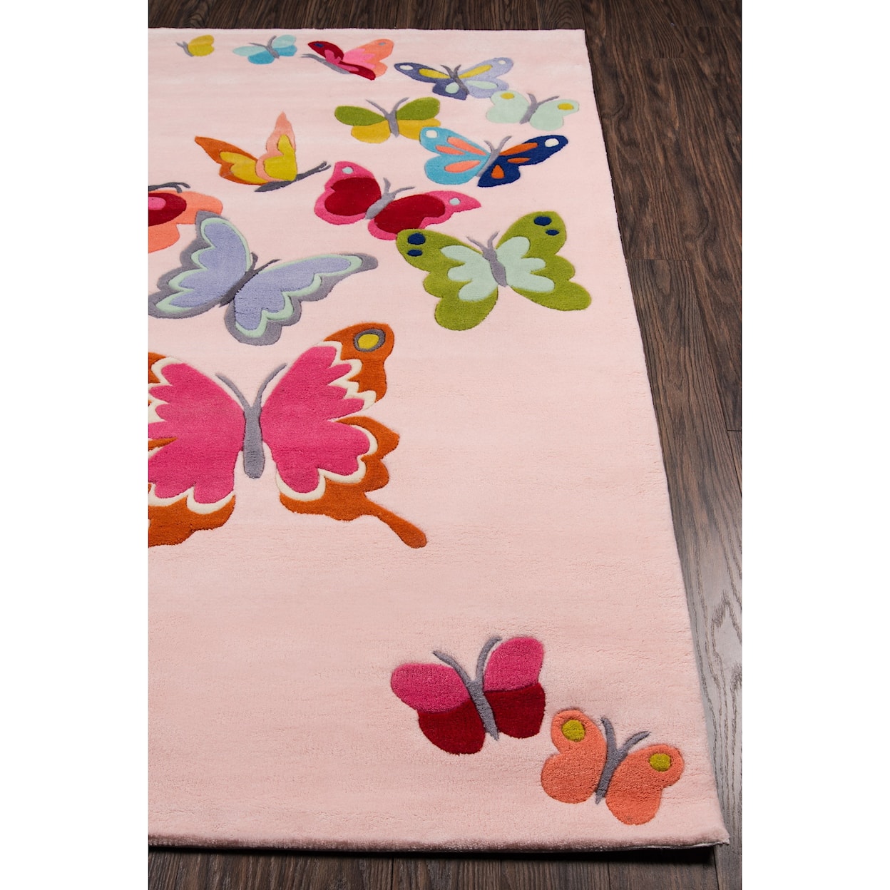 Momeni Lil Mo Whimsey Butterfly Flutter 8' X 10' Rug - Pink