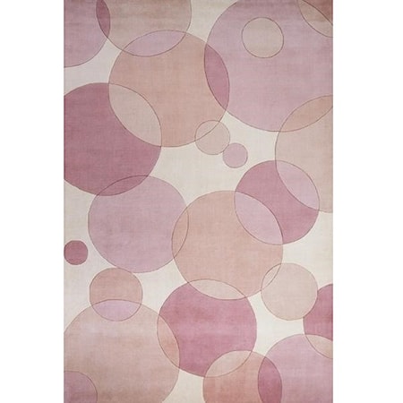 Pink New Wave 4' x 6' Rug