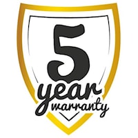 5 Year Warranty