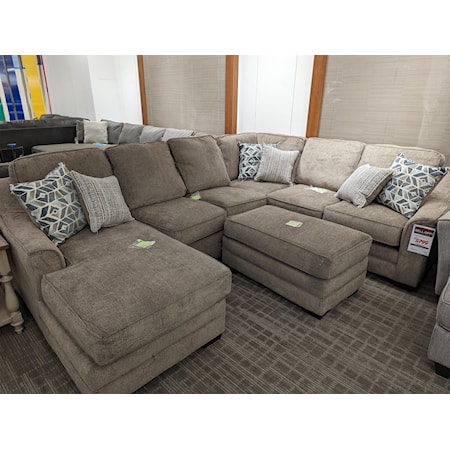 Last One Sectional and Ottoman! Big Discounts Taken!