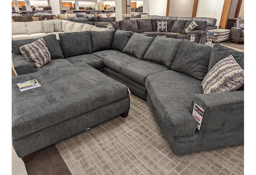 Clearance and Closeouts Fairfield Commons Mall Last One! Rayner Sectional Sofa! at Morris Home