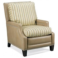 Push Back Recliner with Nailheads