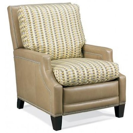 Push Back Recliner with Nailheads