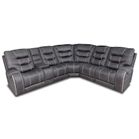 6-Piece Power Reclining Sectional with Power Headrests