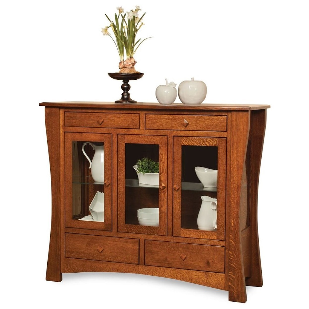 Custom Amish Arts & Crafts Customizable Solid Wood Buffet