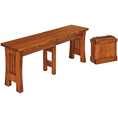 Cusomizable Solid Wood Dining Bench