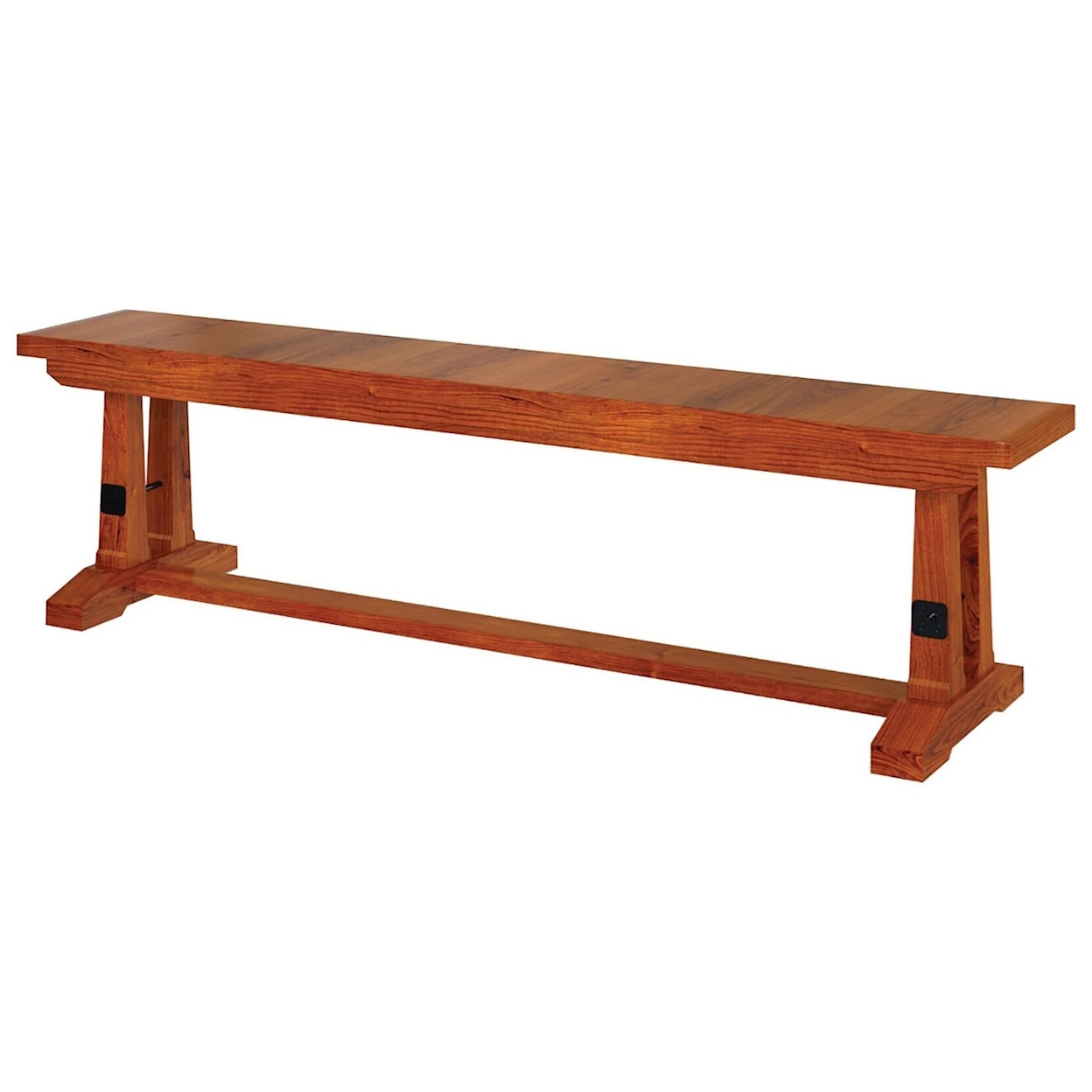 Hermie's Table Shop Carla Elizabeth Customizable Solid Wood Dining Bench