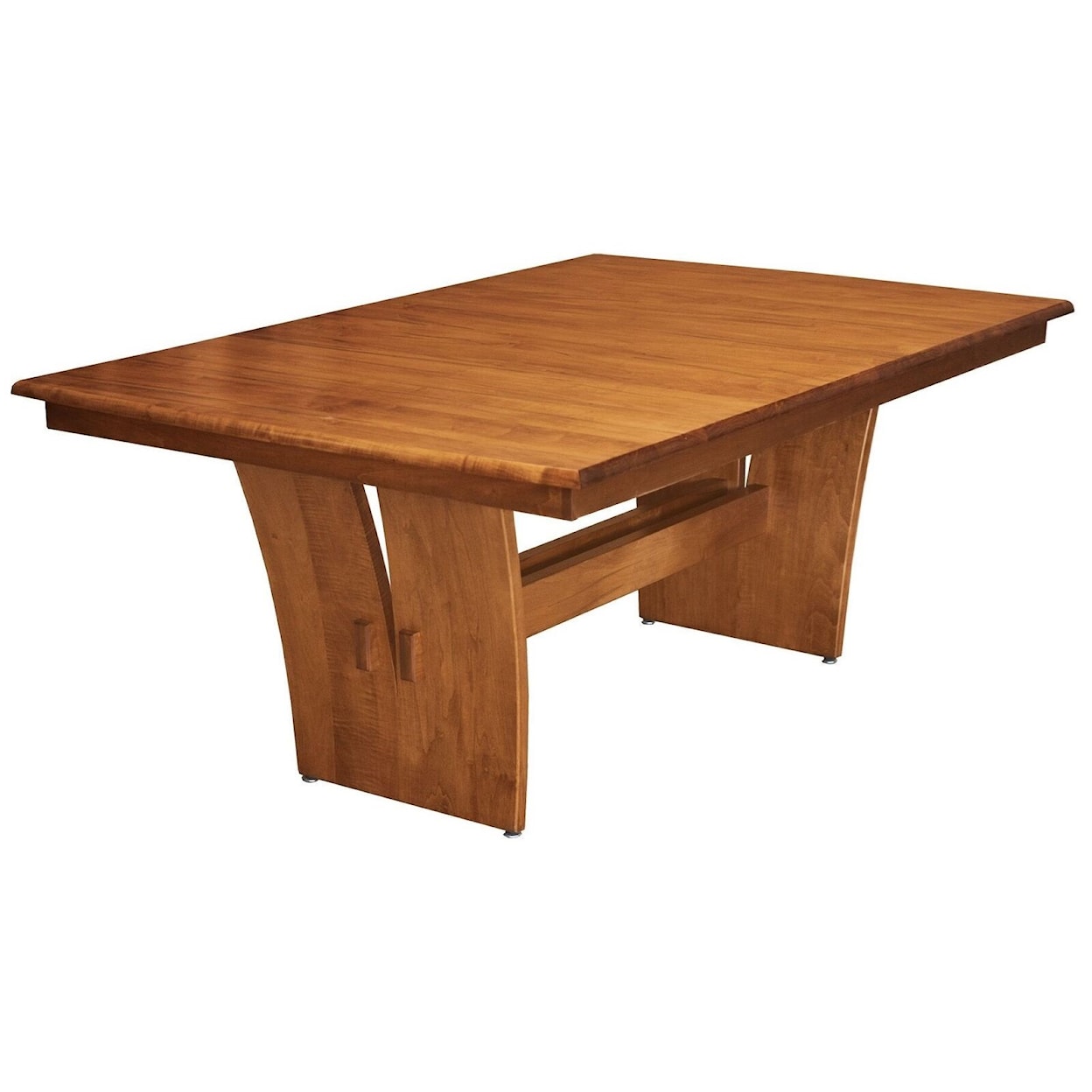 Woodside Woodworks Delphi Customizable Solid Wood Trestle Dining Table