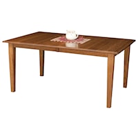Customizable Solid Wood Leg Table