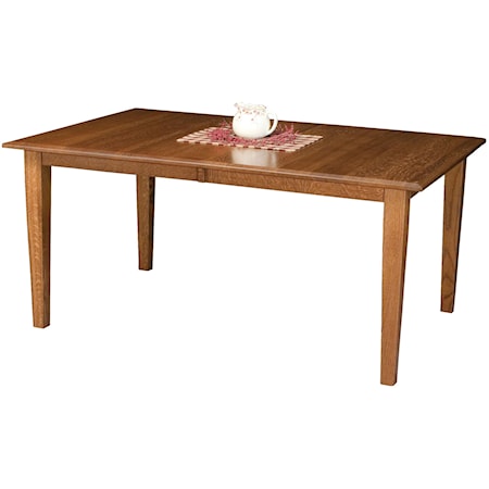 Customizable Solid Wood Leg Table