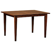 Customizable Solid Wood Leg Table