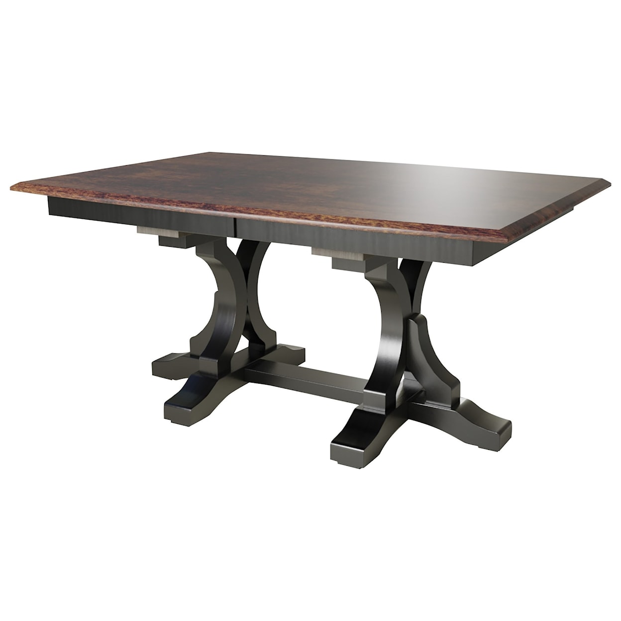 Hermie's Table Shop Gatlin Customizable Solid Wood Dining Table