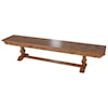 Hermie's Table Shop Jessica Customizable Solid Wood Dining Bench