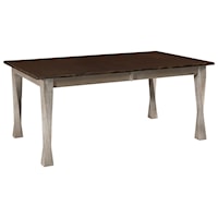 Customizale Solid Wood Leg Table