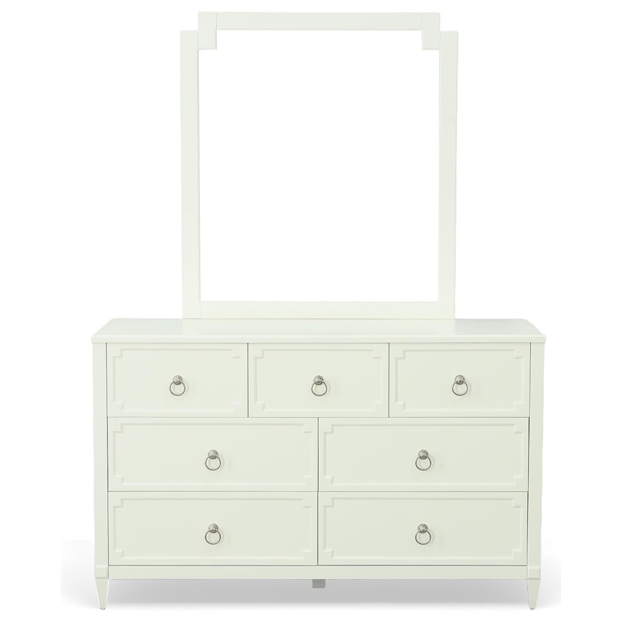 My Home Furnishings Whitehaven Dresser and Mirror