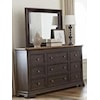 Harris Furniture The Grand Louie Dresser and Mirror Set