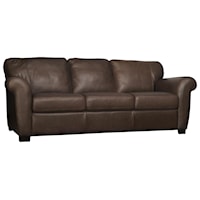 Stationary Leather Couch