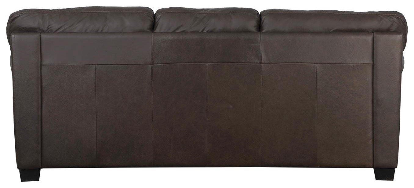 Stationary Leather Sofa