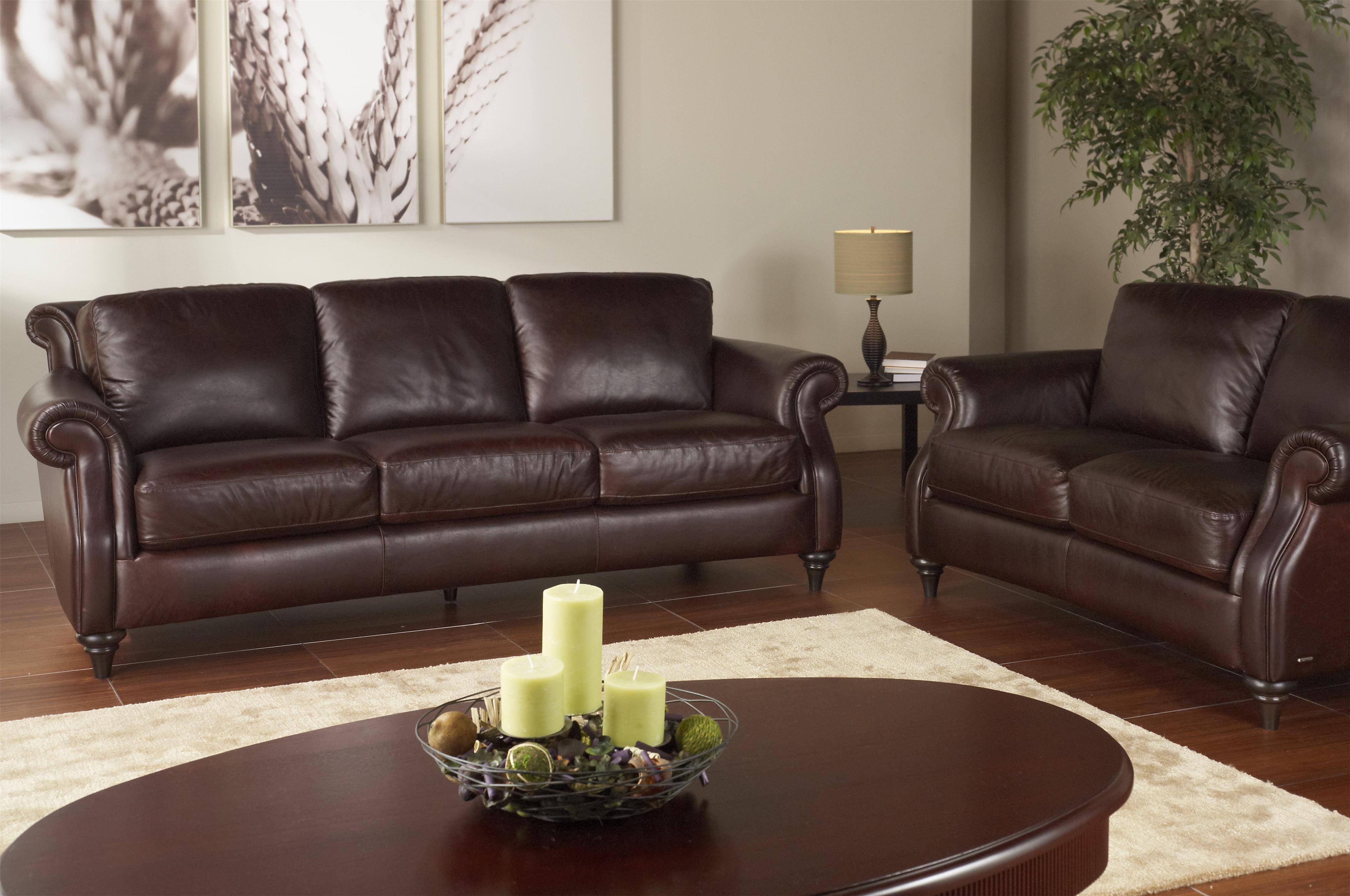 Leather Loveseat