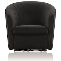 Contemporary Barrel Swivel Chair