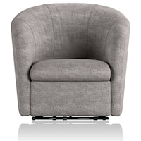 Contemporary Barrel Swivel Chair