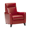 Natuzzi Editions 100% Italian Leather Upholstered Chair with Padded Headrest 