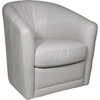 Contemporary Swivel Barrel Chair