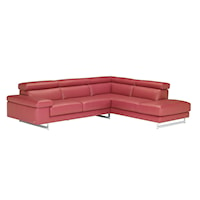 Corner Sectional Sofa With Chaise and Adjustable Headrests