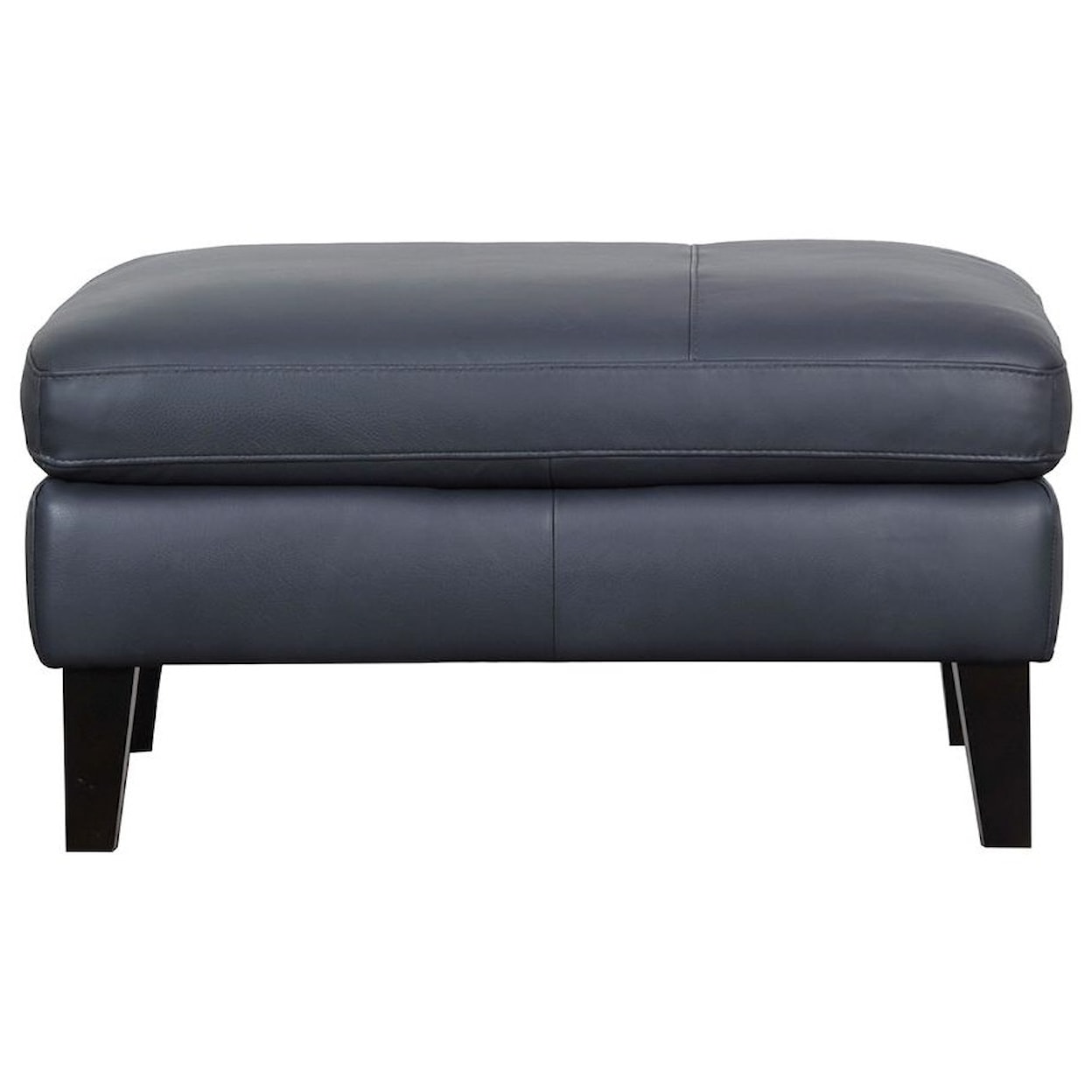 Natuzzi Editions 100% Italian Leather Leather Cocktail Ottoman