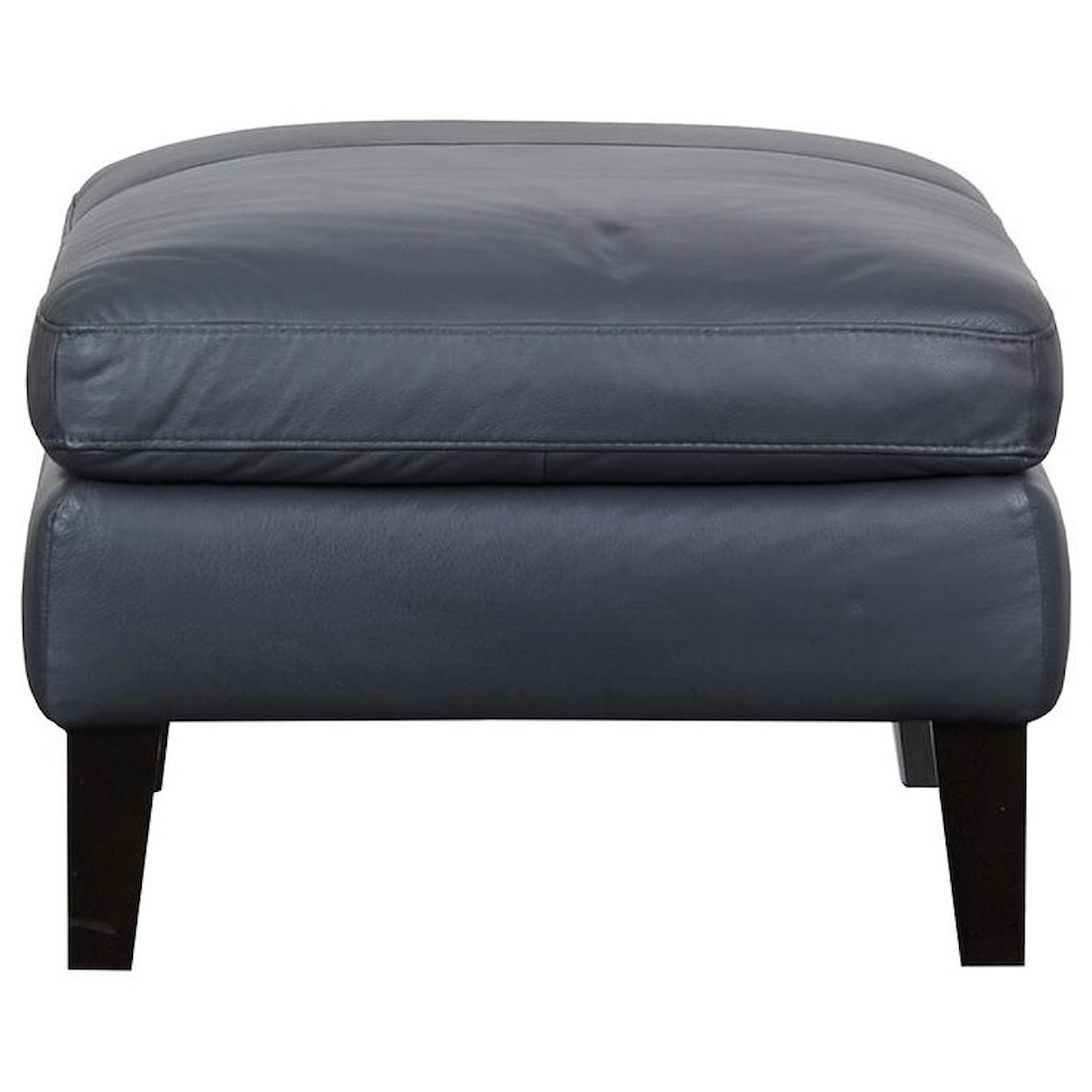 Natuzzi Editions 100% Italian Leather Leather Cocktail Ottoman