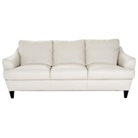 Contemporary Sofa with Flared Arms