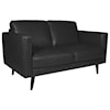 Natuzzi Editions 100% Italian Leather Loveseat