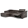 Natuzzi Editions 100% Italian Leather 3-Piece Power Reclining Sectional