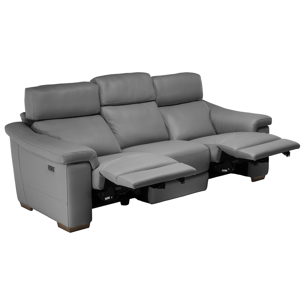 Natuzzi Editions 100% Italian Leather Power Reclining Sofa